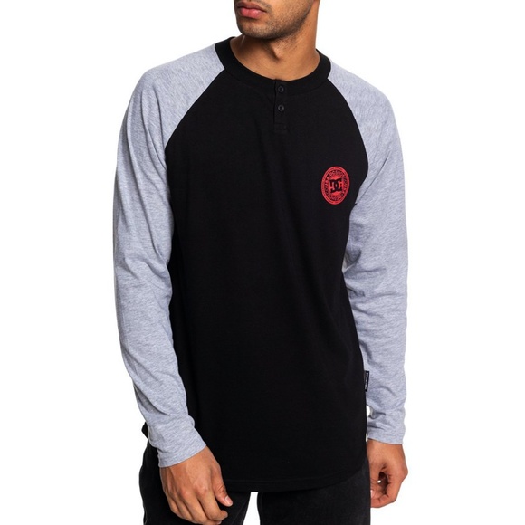 DC Other - DC MEN'S LONG SLEEVE HOODED TOP NWT